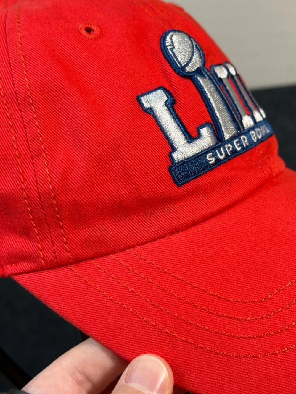 47 Brand Super Bowl LIII 53 Atlanta Red Baseball Cap Strapback Hat
